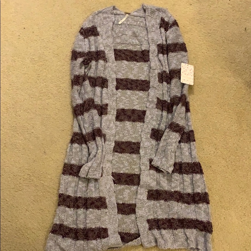 Free People Free Spirit Striped Duster - Picture 2 of 3